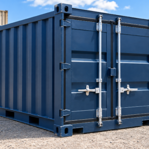 Used 10ft Cut Down Shipping Container - Wind & Watertight Steel Storage Unit
