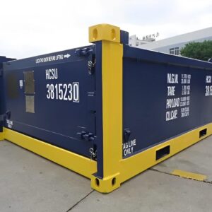 10ft DNV 2.7-1 Half-Height Open Top Container – Stackable, Corten Steel, Certified