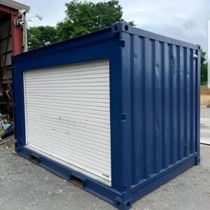 10ft Side Roll-Up Door Storage Container – Corten Steel, Weather-Resistant