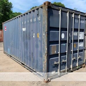 20′ x 8′ x 8.5′ Tall –Used Shipping / Storage Container-Wind and Watertight – Blue