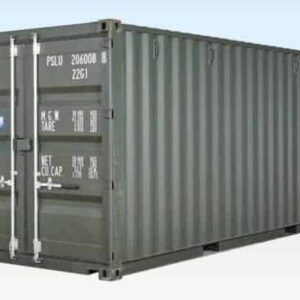 20ft Dark Green Shipping Container – One Trip ISO Standard | Wind & Watertight Storage