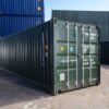 40 ft high cube shipping container for sale with extra height and steel cargo doors