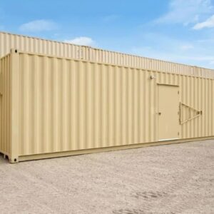 40ft climate-controlled storage container with insulated steel construction and temperature-controlled storage system