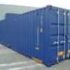 40ft high cube double door container blue tunnel container