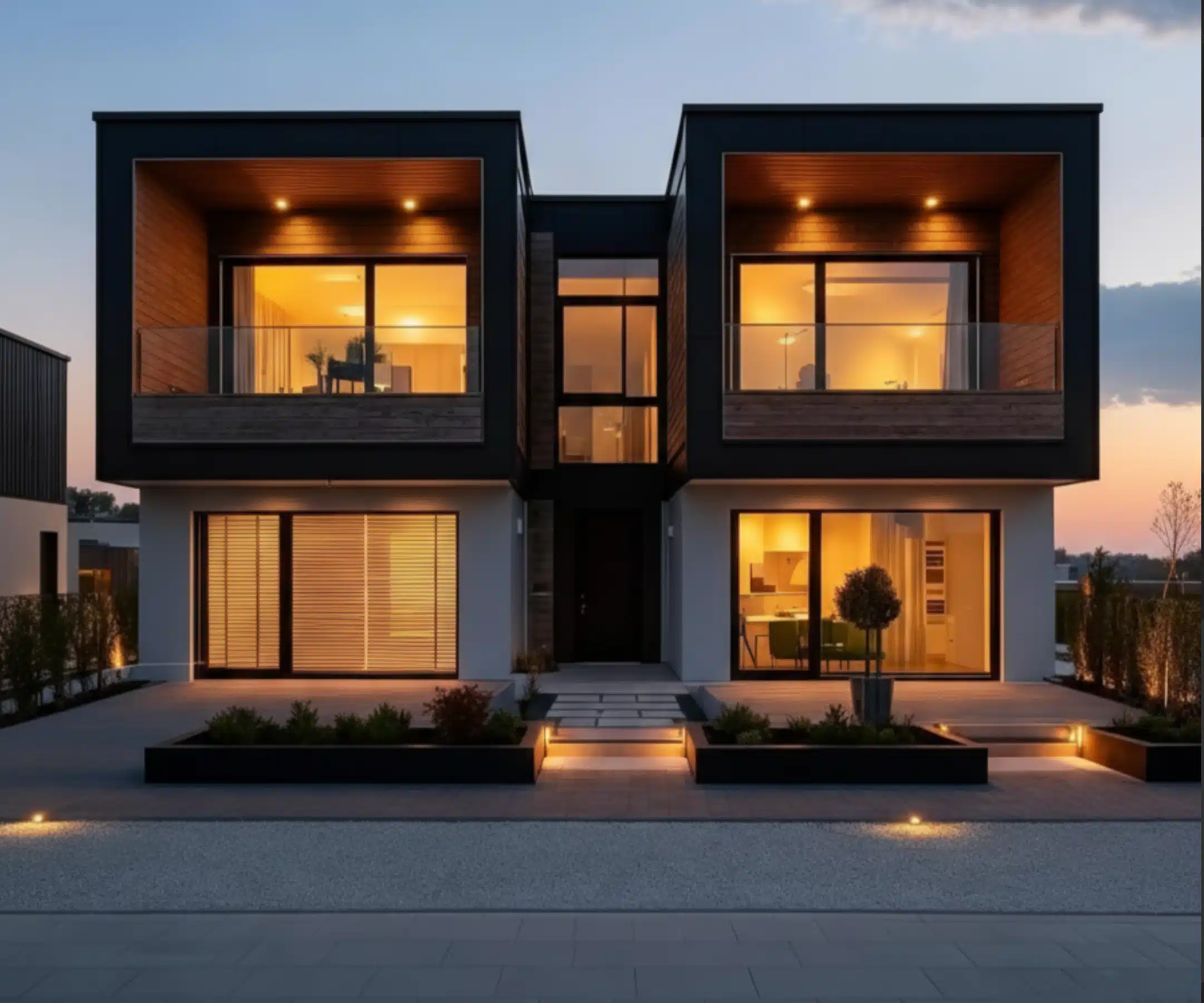 Luxury 3 Bedroom Modular Container Home Villa Luxury Modular Container Home with panoramic windows