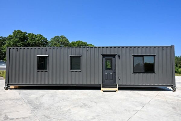 40FT Augustine Luxury Container Home with Kitchen Bathroom HVAC and Garage Conversion