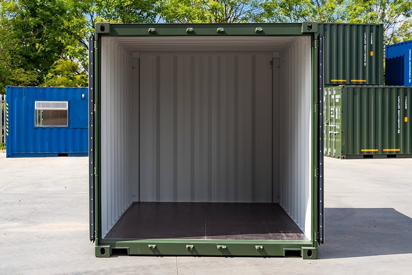 heavy-duty-10ft-x-8ft-one-trip-green-steel-shipping-container-2